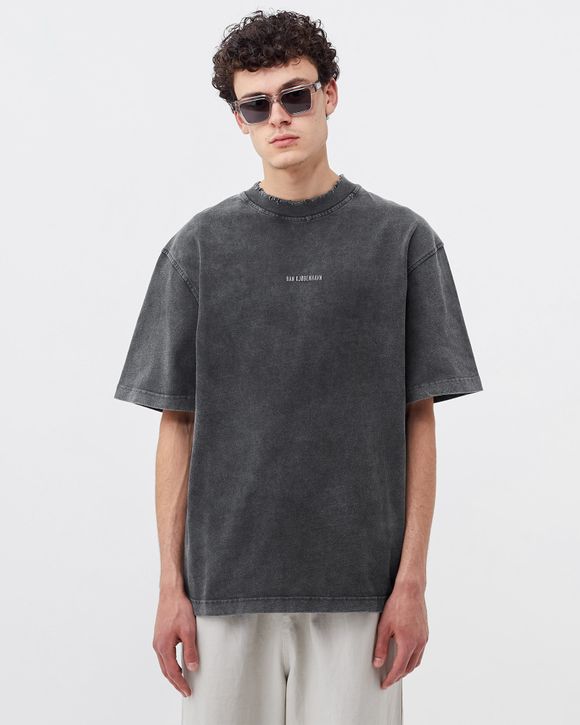【関税込み】Han Kjobenhavn グレー Rose フーディ Han Kjøbenhavn Men's' Rose Cropped Hooded Sweatshirt in Grey