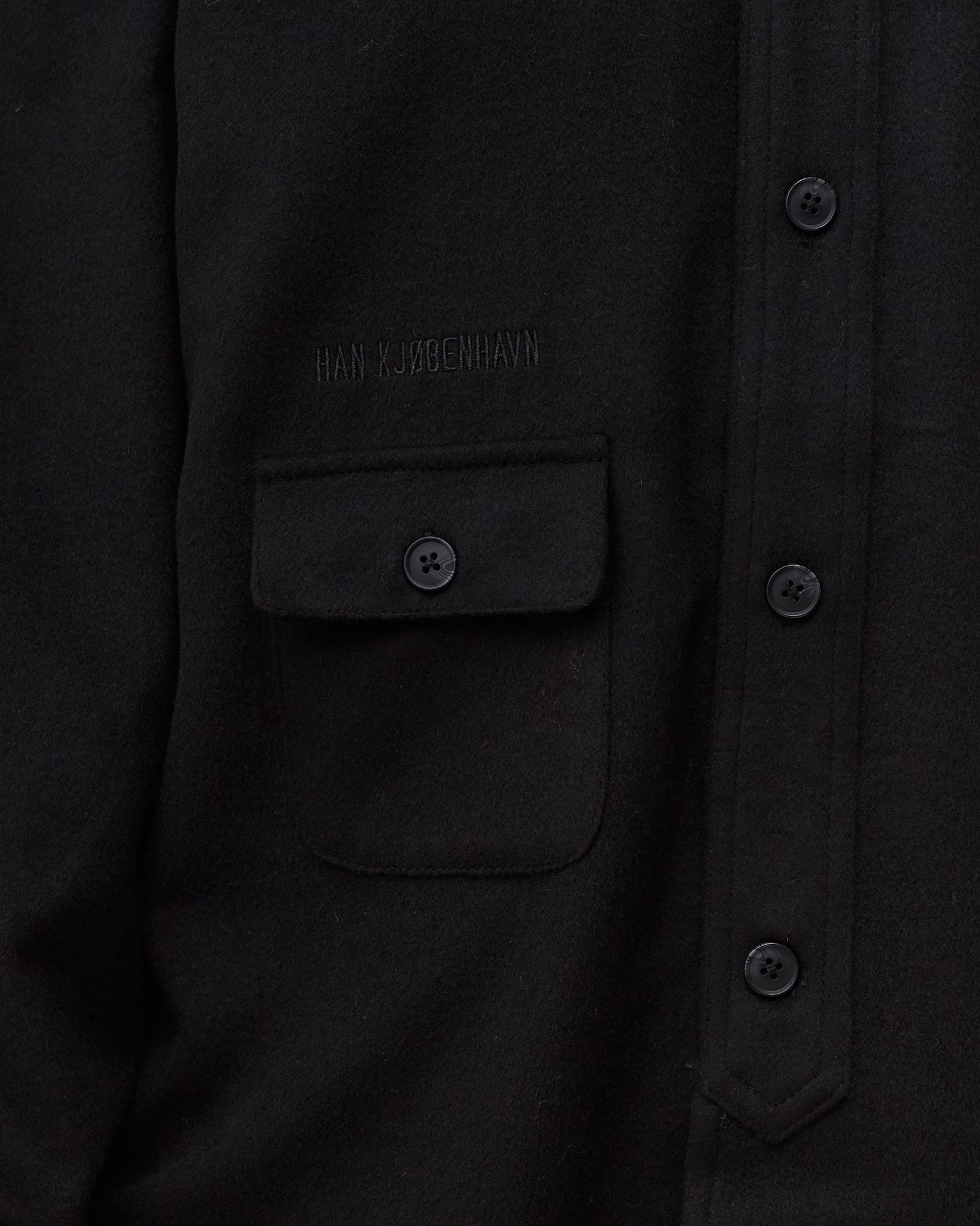 Wool Boxed Overshirt