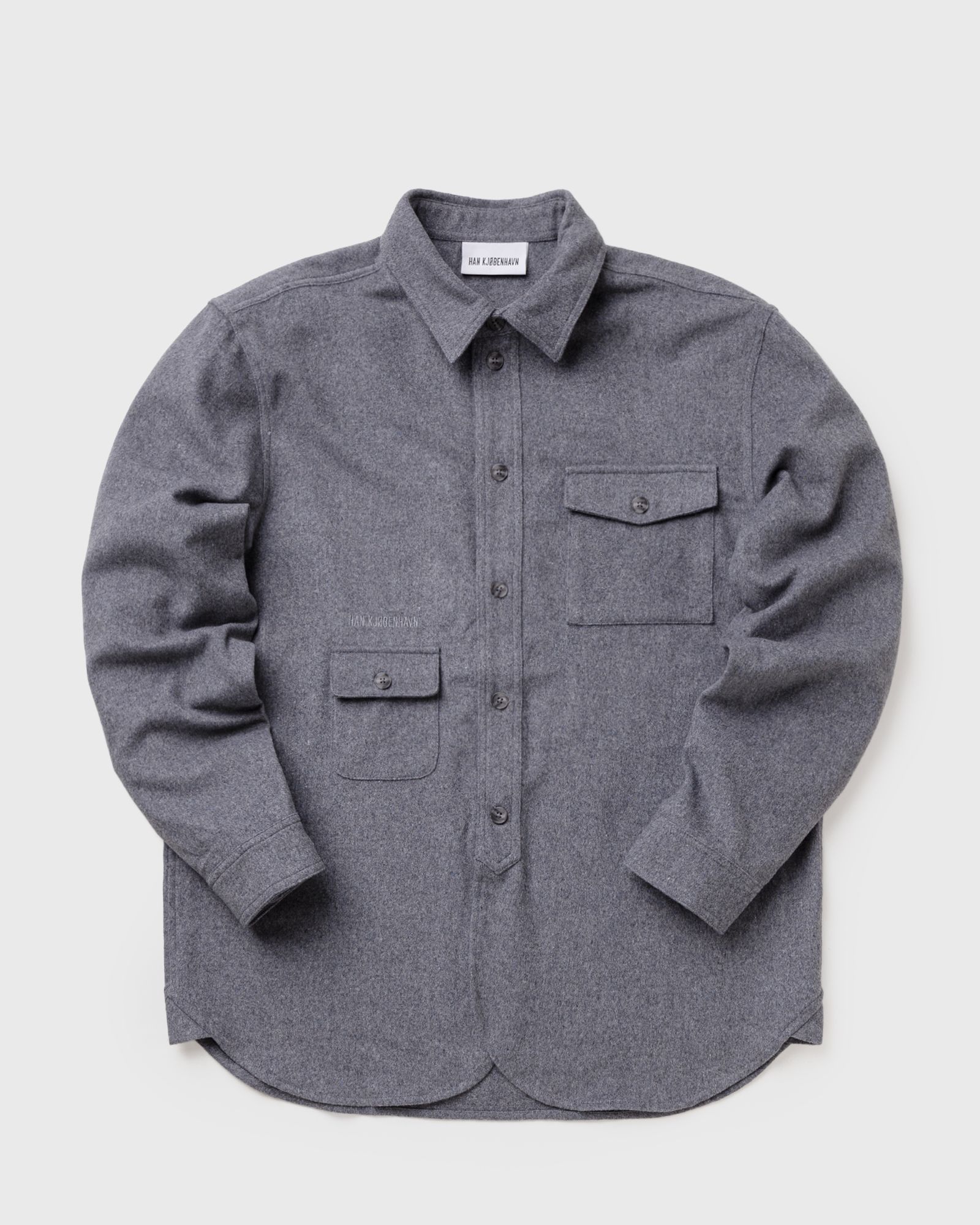 Wool Boxed Overshirt