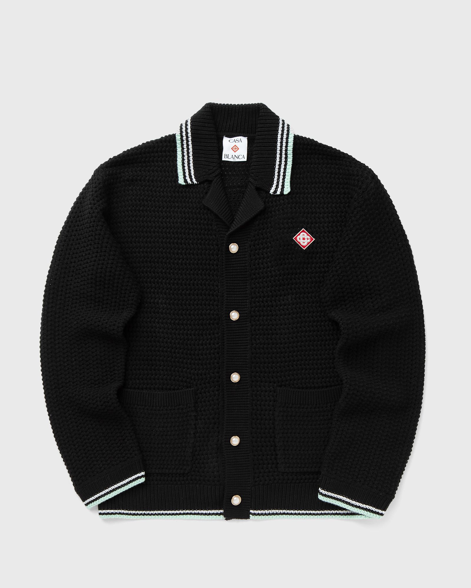 Embroidered Faux Crochet Shirt-image