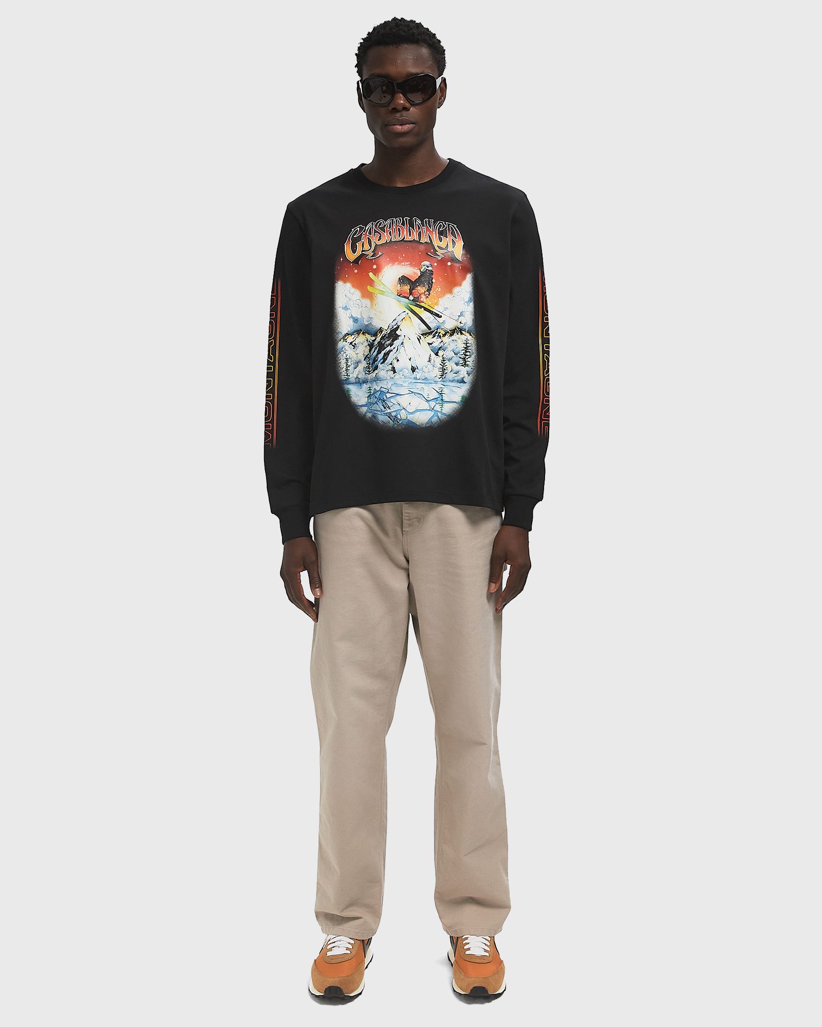 SKI PRINTED LONG SLEEVE TEE