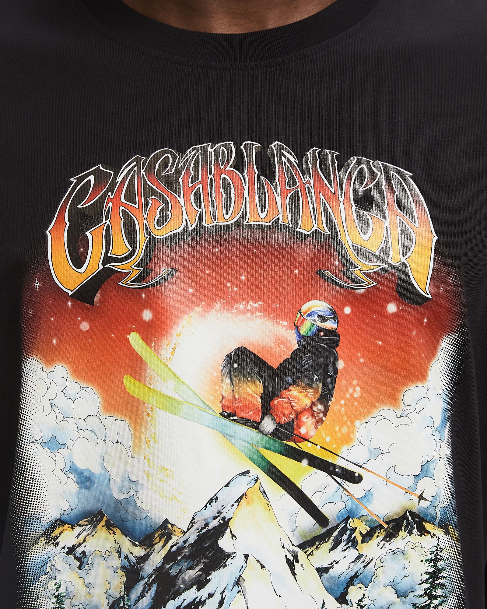 SKI PRINTED LONG SLEEVE TEE