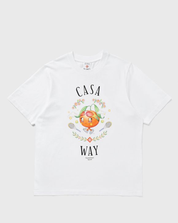 CASA WAY ORANGE MASCOT PRINTED T-SHIRT