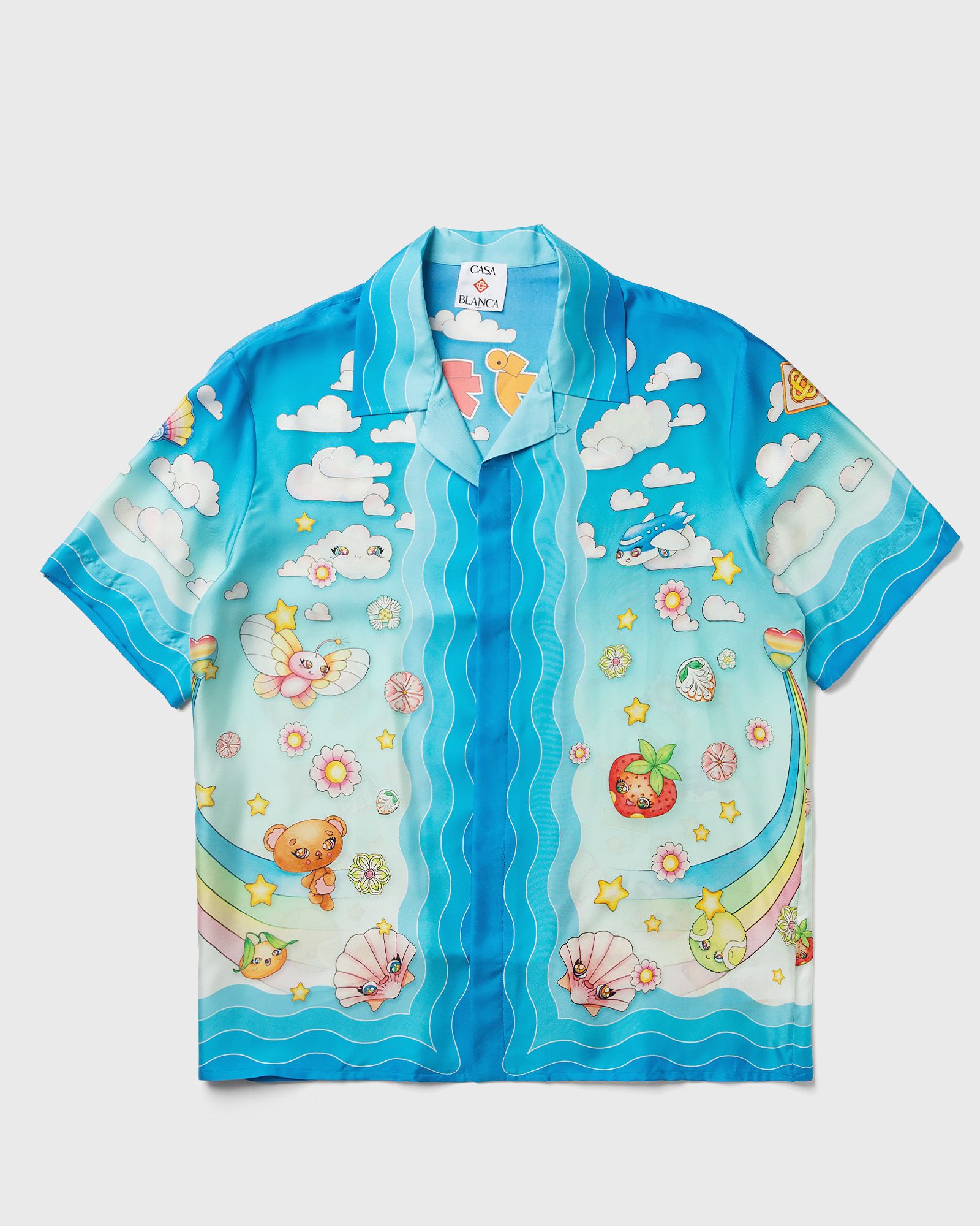 Cuban Collar Short Sleeve Shirt-image