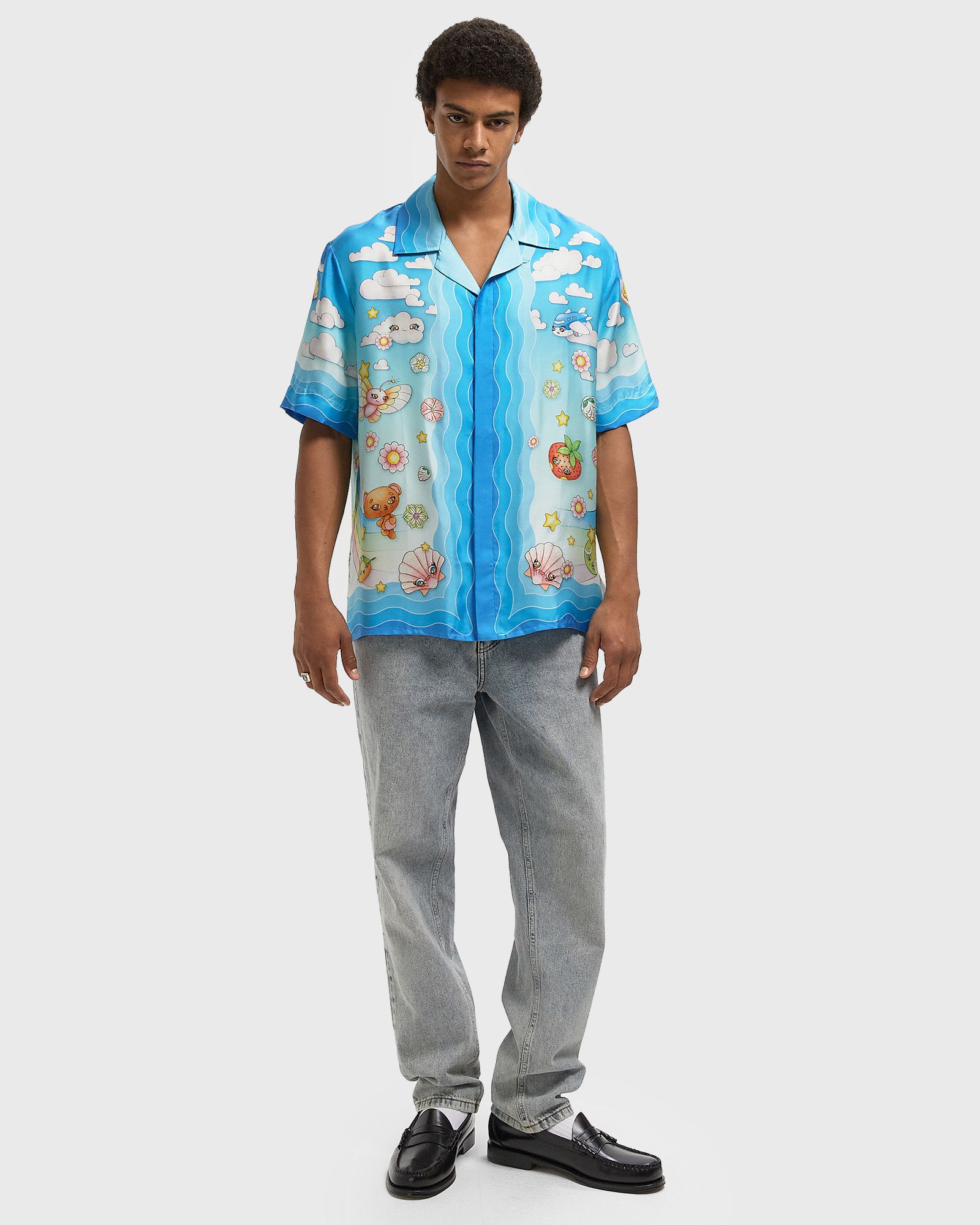 CUBAN COLLAR SHORT SLEEVE SHIRT