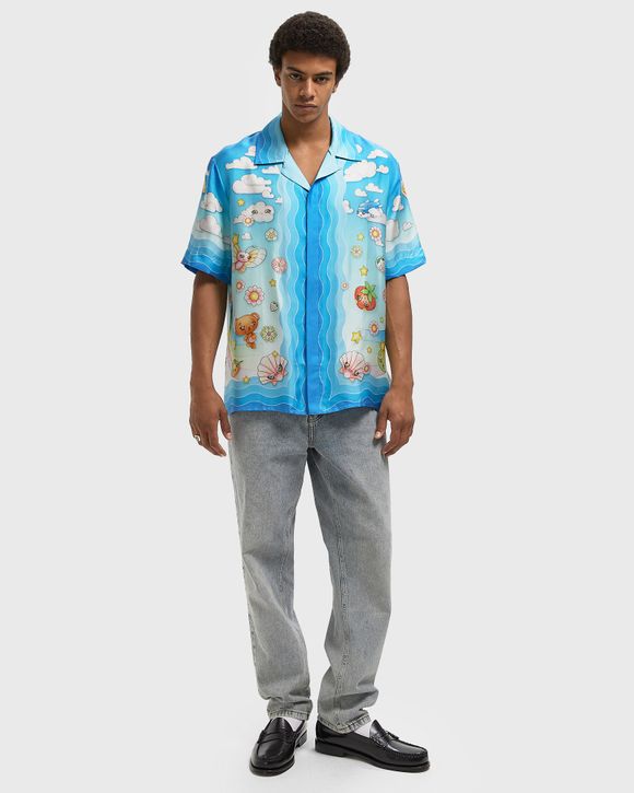 CUBAN COLLAR SHORT SLEEVE SHIRT