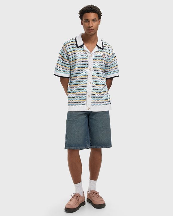 TUCK STITCH SHORT SLEEVE SHIRT