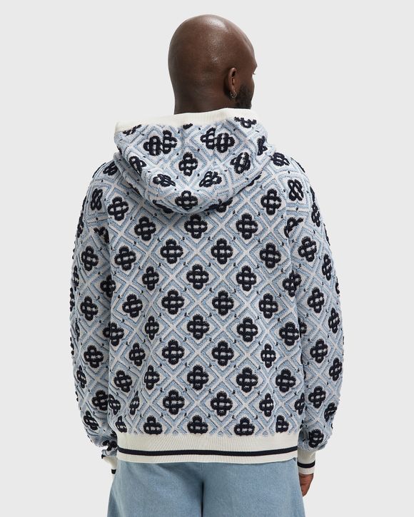 MONOGRAM ZIP UP HOODIE