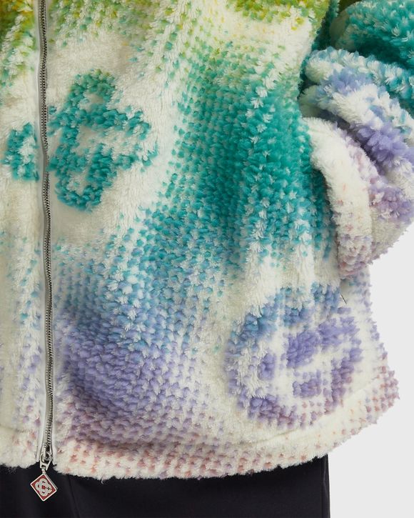 HALFTONE MONOGRAM FLEECE JACKET