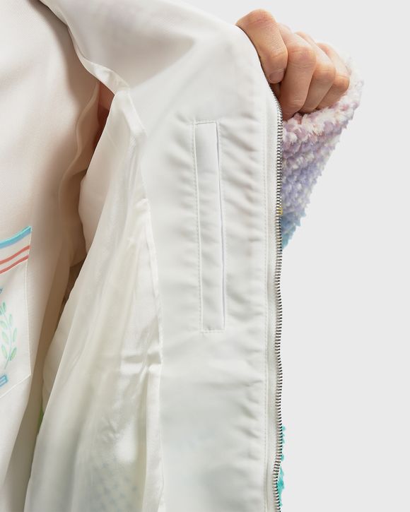 HALFTONE MONOGRAM FLEECE JACKET