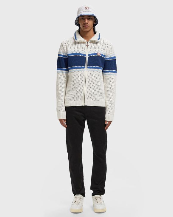 Thumbnail - MESH STRIPE TRACK JACKET