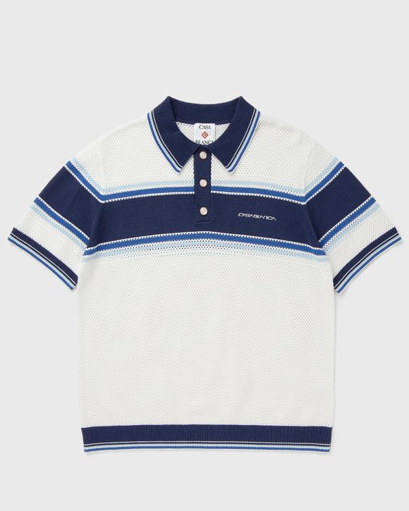 MESH STRIPE POLO