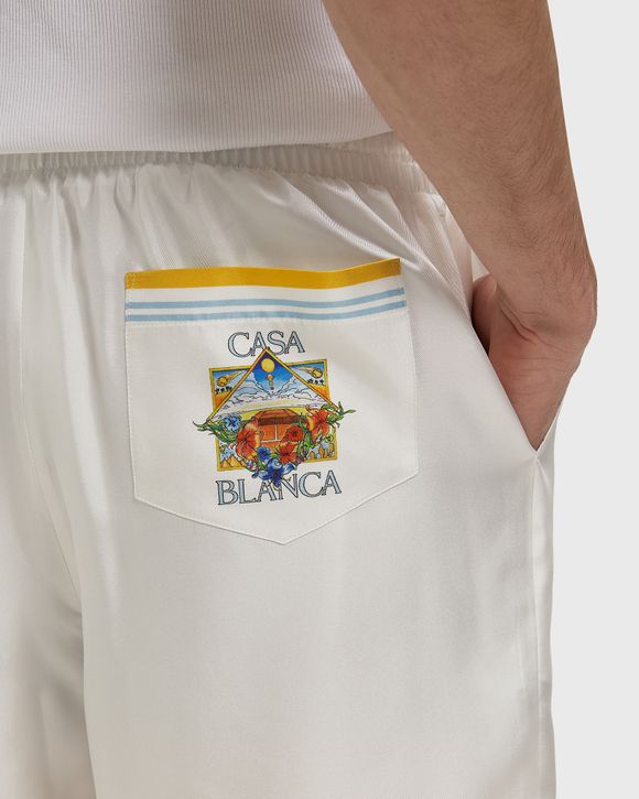 TENNIS LANDSCAPE SILK SHORTS