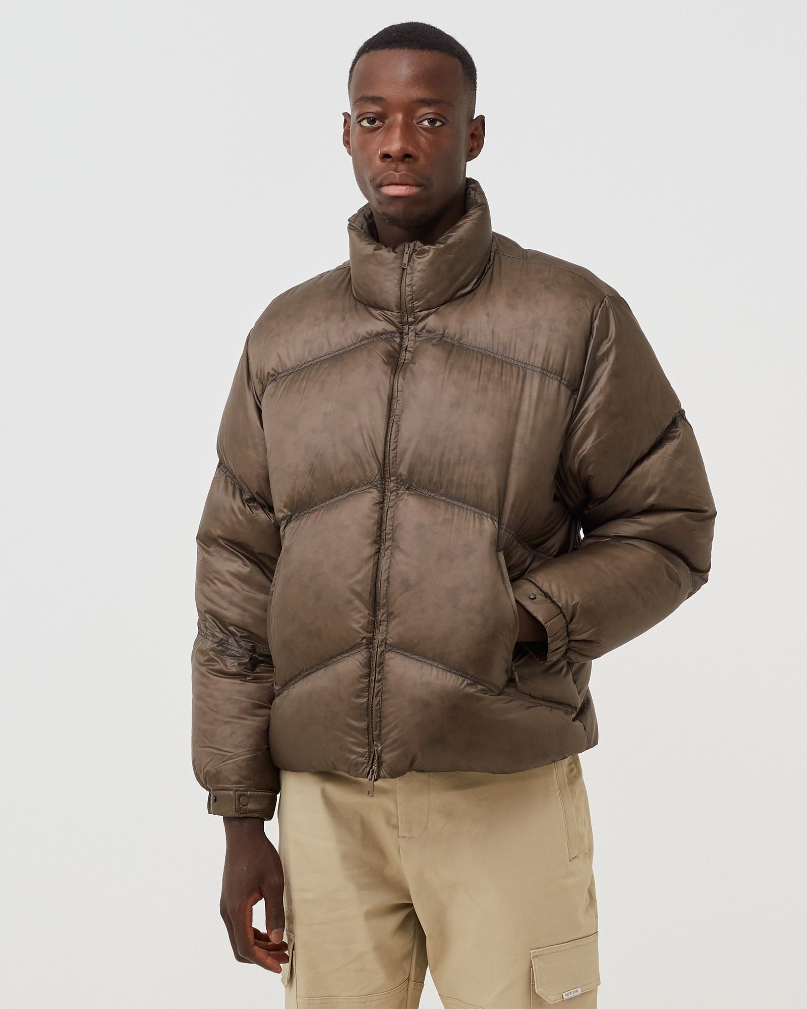 WASHED PUFFER JACKET