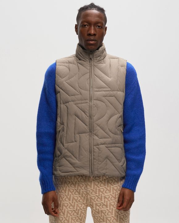 INITIAL QUILTED GILET