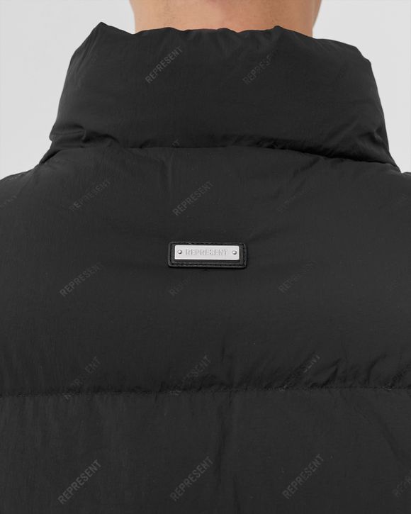 REPRESENT ALL OVER LOGO popular PUFFER JACKET - BLACK (Neupreis: 390€)