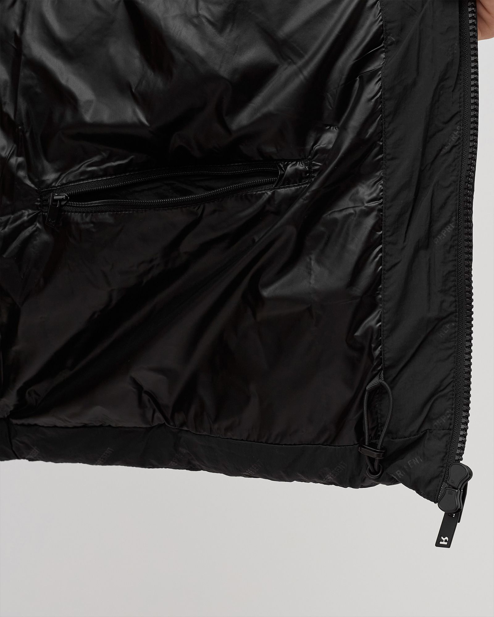 ALL OVER LOGO PUFFER JACKET