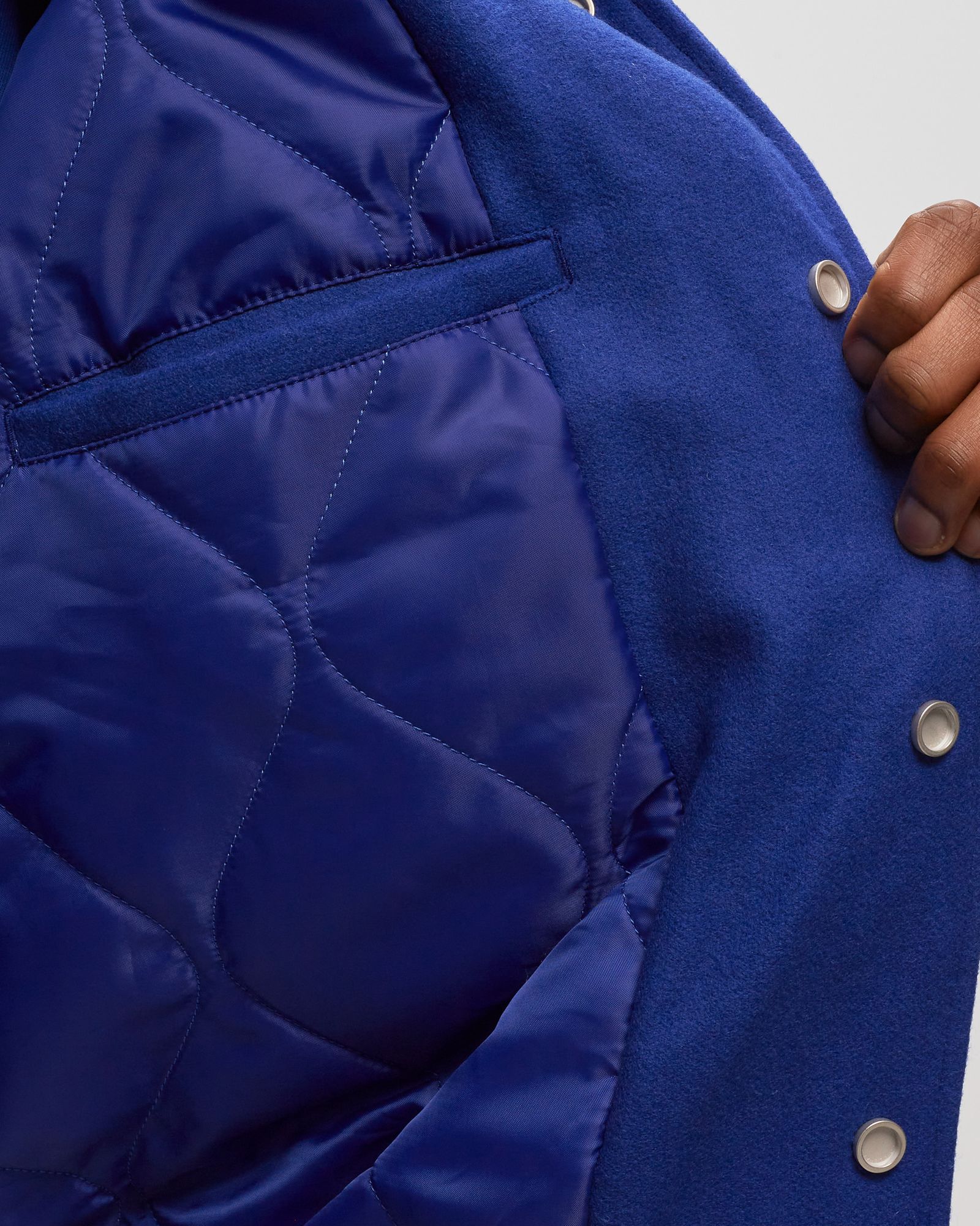 Represent STORMS IN HEAVEN VARSITY JACKET Blue | BSTN Store