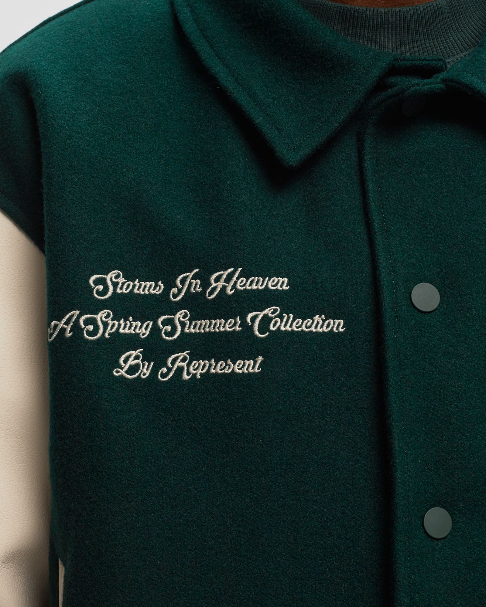 STORMS IN HEAVEN VARSITY JACKET