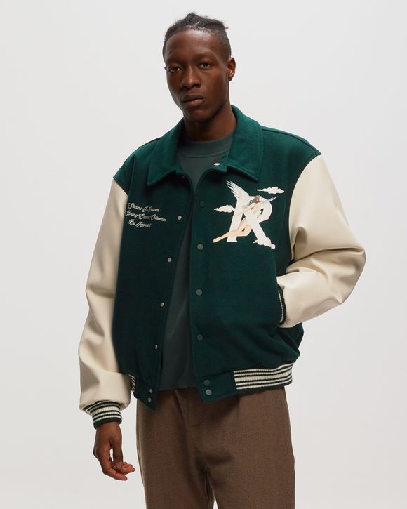 REPRESENT Racing Team Green Varsity Jacket