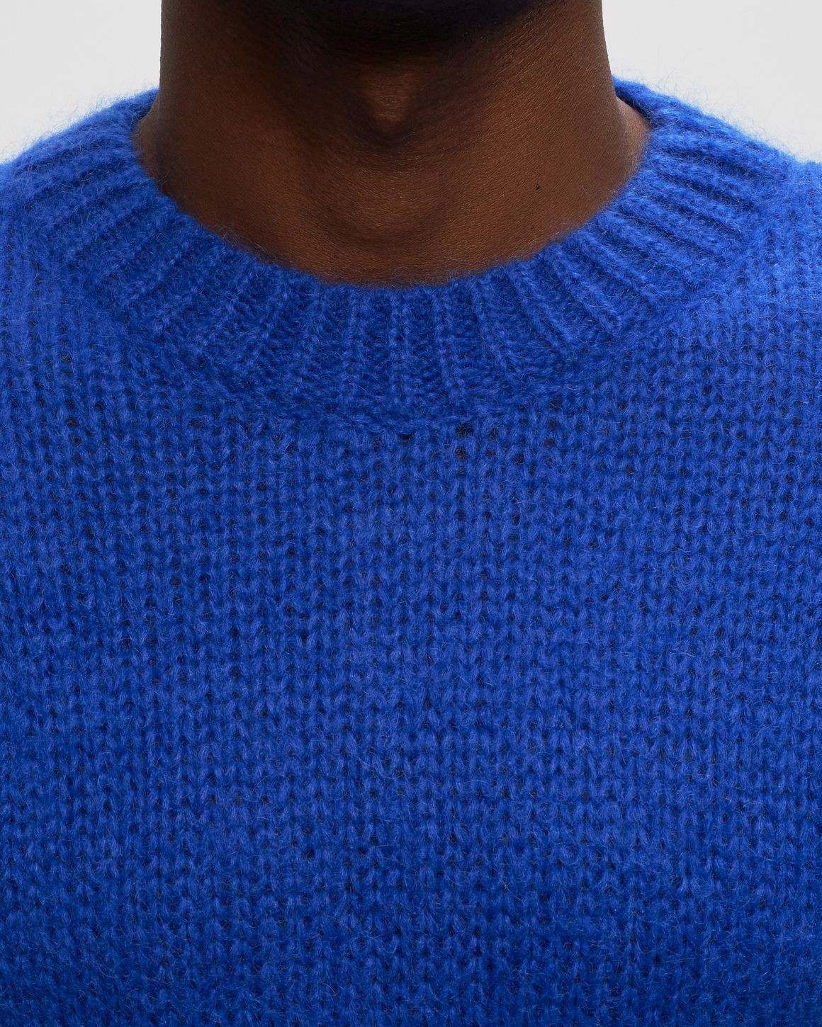 Represent MOHAIR SWEATER Blue | BSTN Store