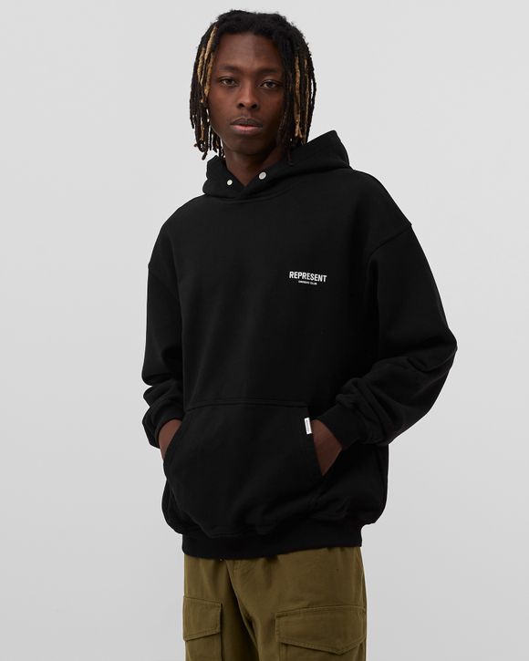 HOMME+ 'ESSENTIAL' Box Logo Hoodie Charcoal M