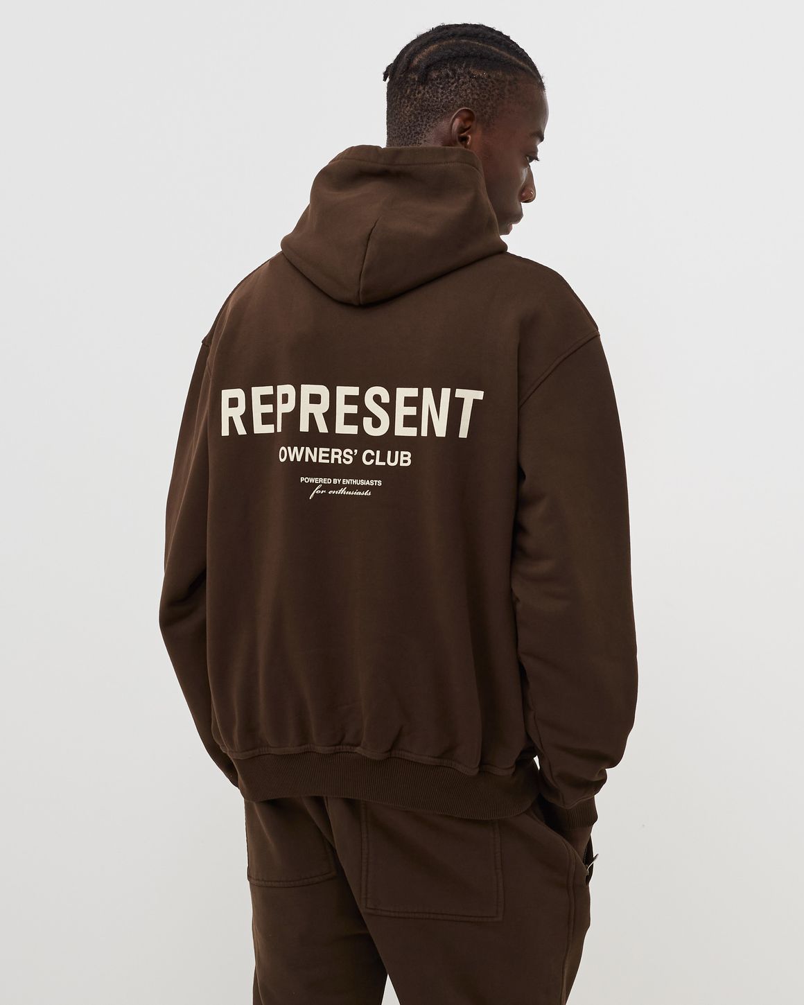 Represent Owners Club Hoodie Brown hotsell