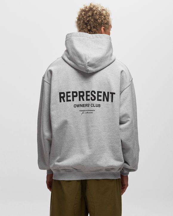 Represent REPRESENT OWNERS CLUB HOODIE Grey | BSTN Store