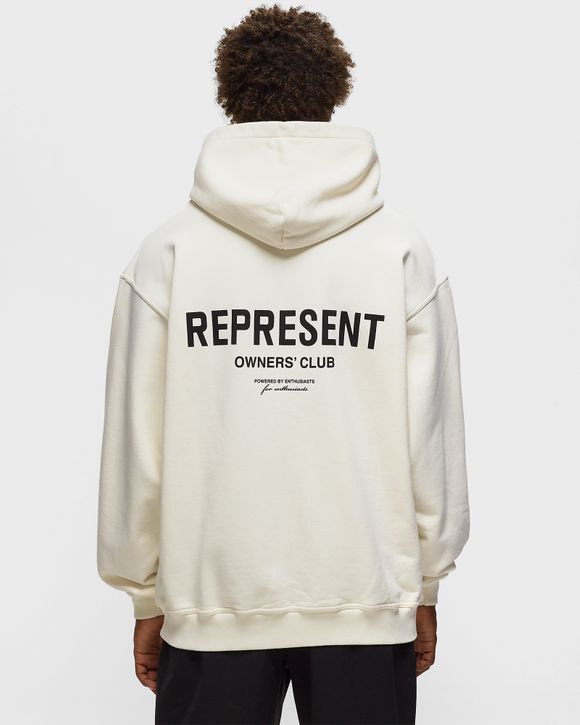 Represent REPRESENT OWNERS CLUB HOODIE White - FLAT WHITE