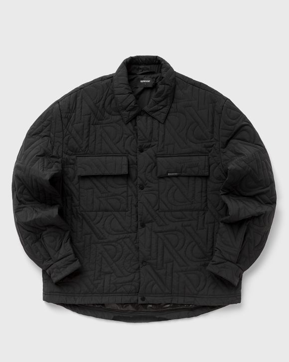 INITIAL QUILTED OVERSHIRT