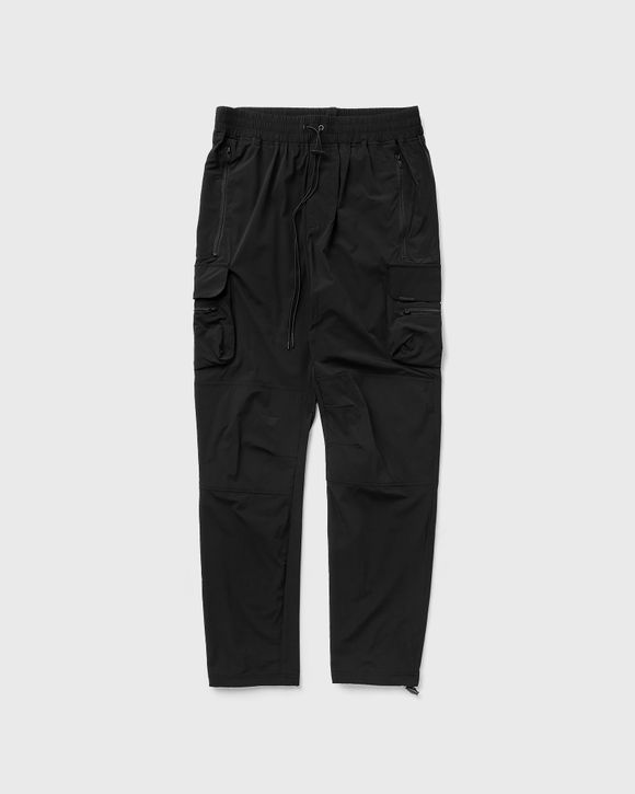 247 Pants, Black Nylon Cargo Pants