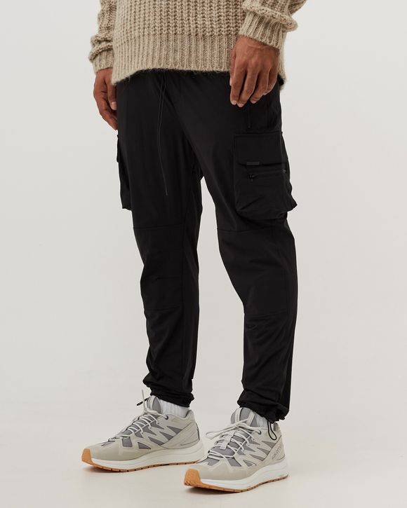 247 Pants, Black Nylon Cargo Pants