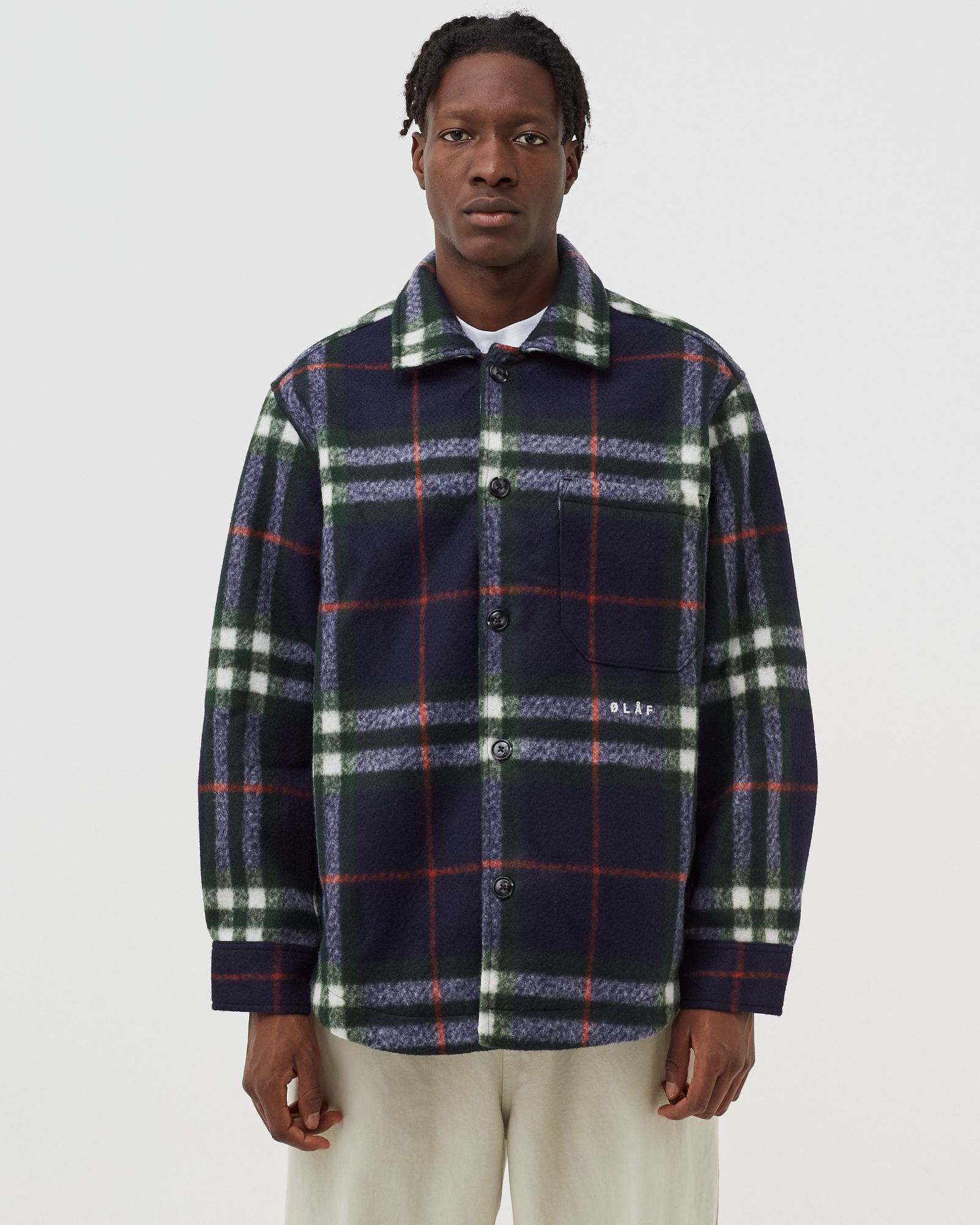 OLAF WOOLY PLAID JACKET