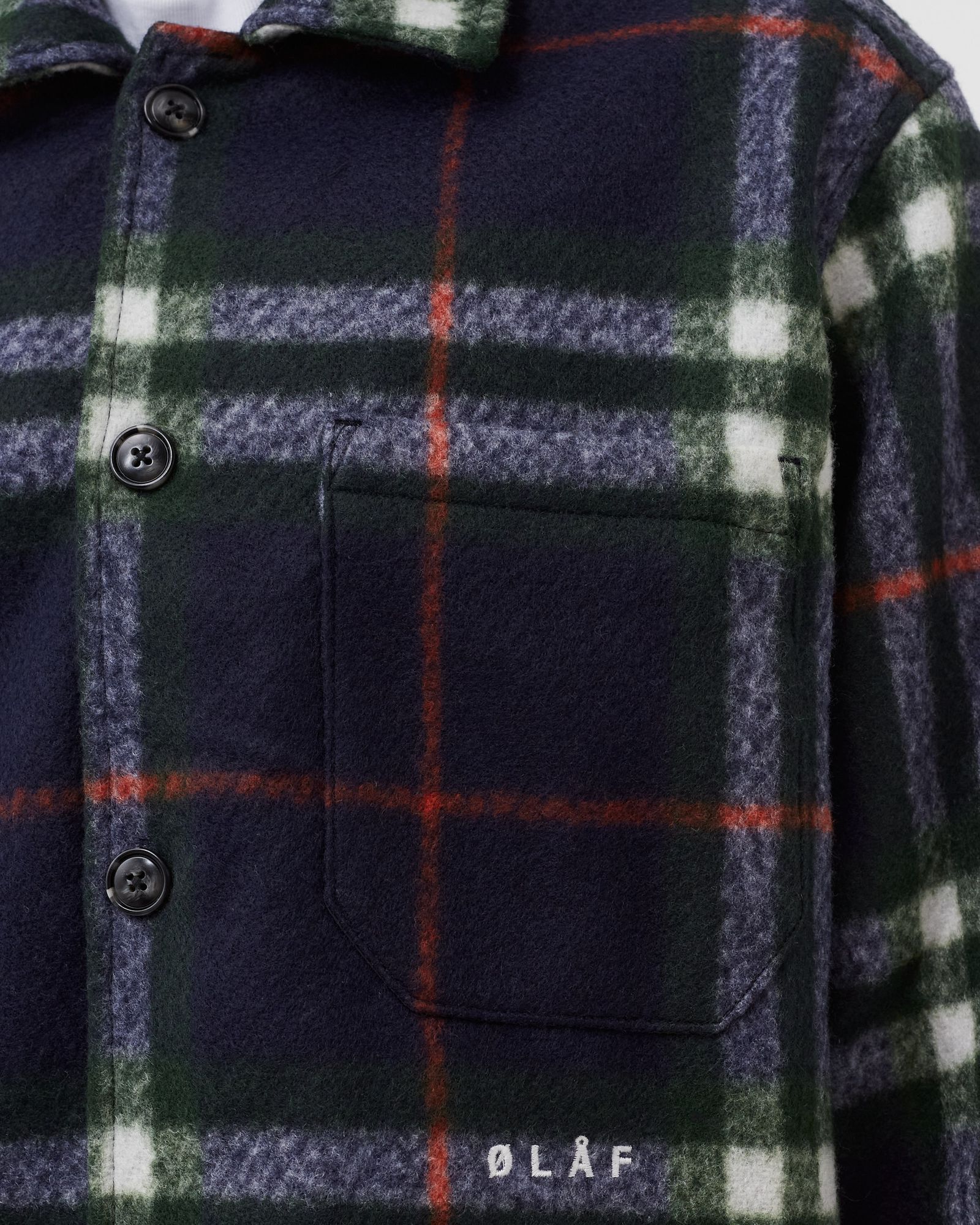OLAF WOOLY PLAID JACKET