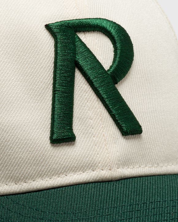 Represent INITIAL NEW ERA RETRO CROWN 9FIFTY CAP White - CREAM/RACING GREEN