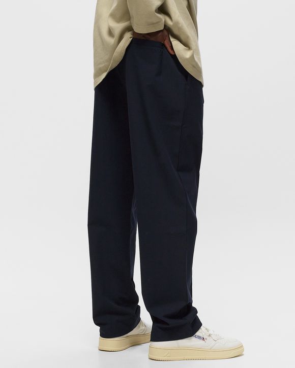 WOOLY STRAIGHT ELASTICATED TROUSERS