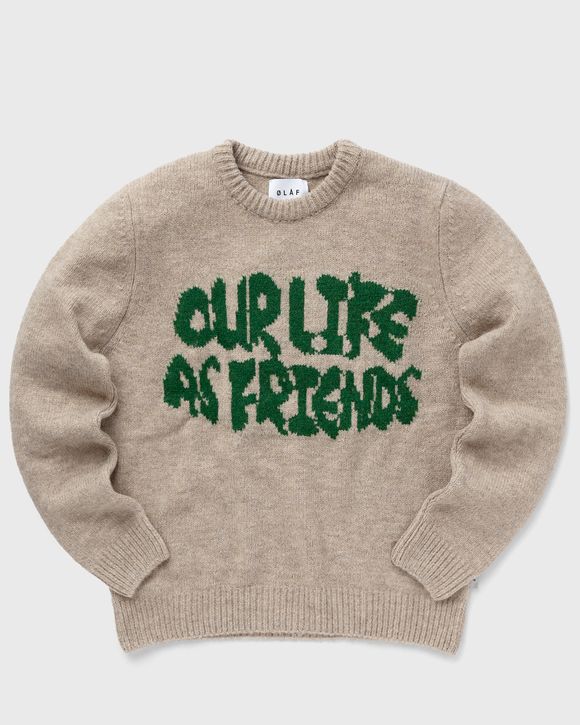 STENCIL KNITTED CREWNECK