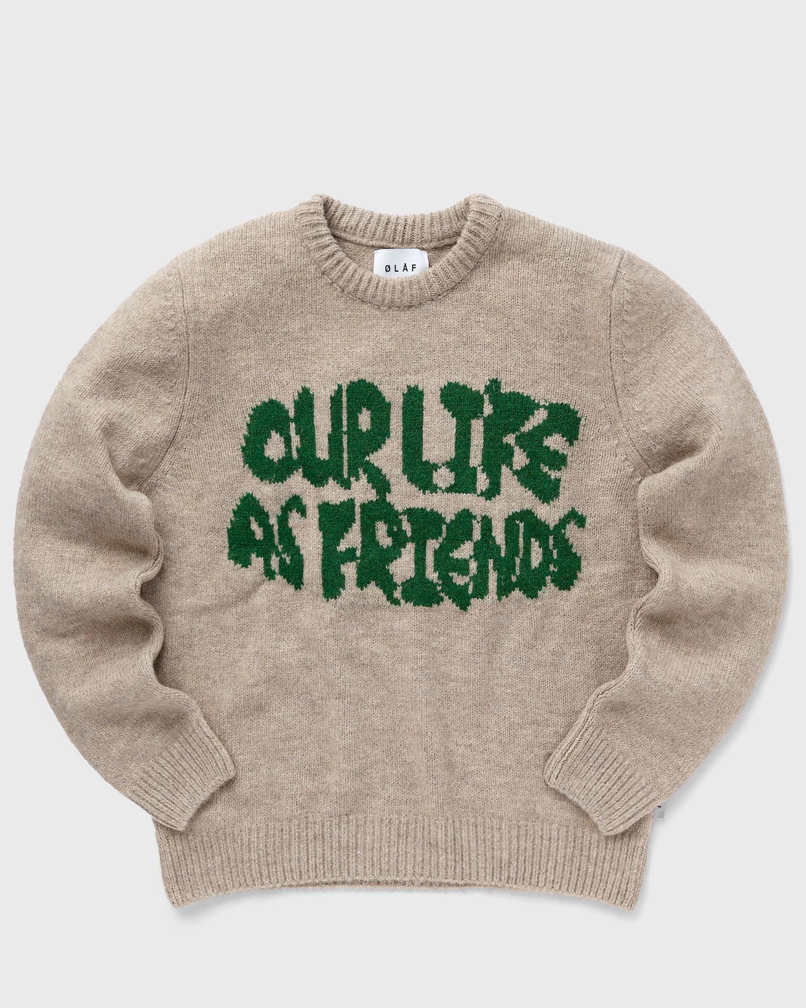 STENCIL KNITTED CREWNECK