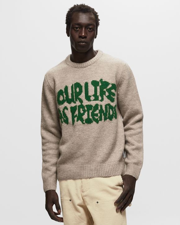 STENCIL KNITTED CREWNECK