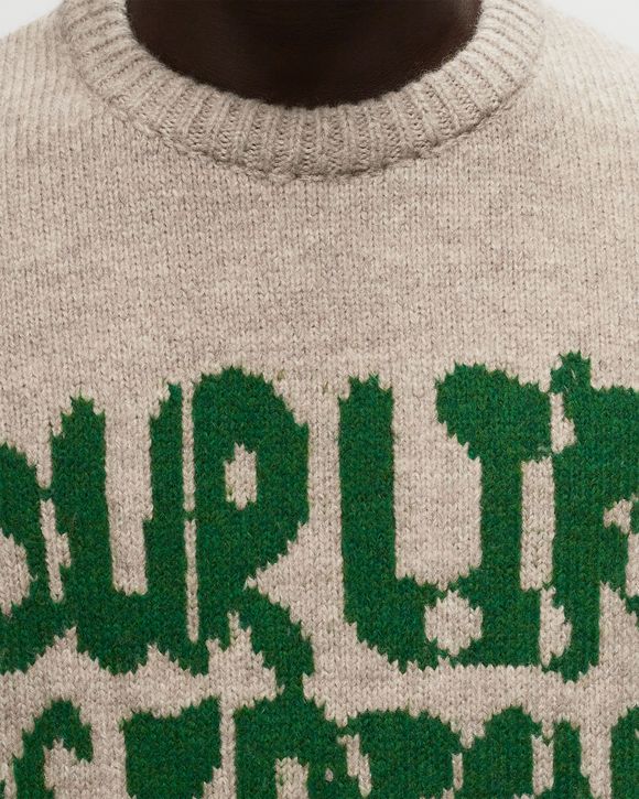 STENCIL KNITTED CREWNECK