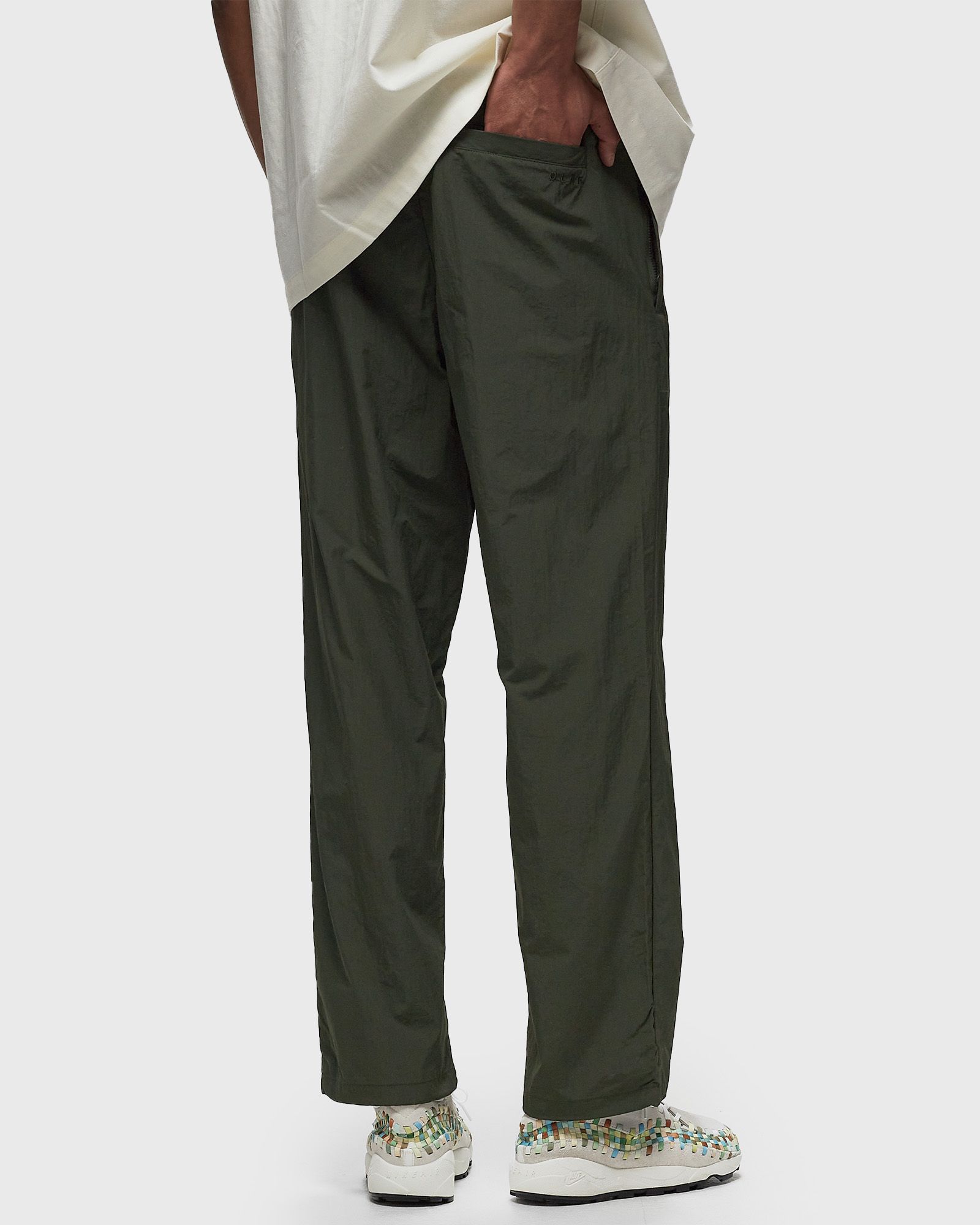 CRINKLE NYLON TRACK PANTS