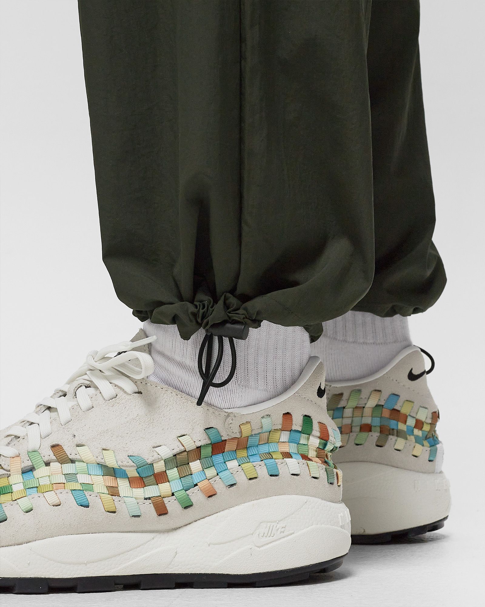 CRINKLE NYLON TRACK PANTS