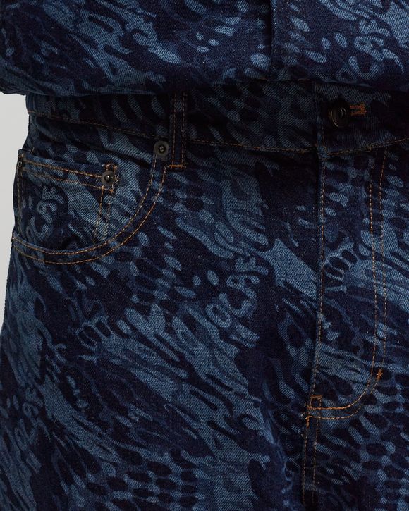 WATER AOP DENIM PANTS