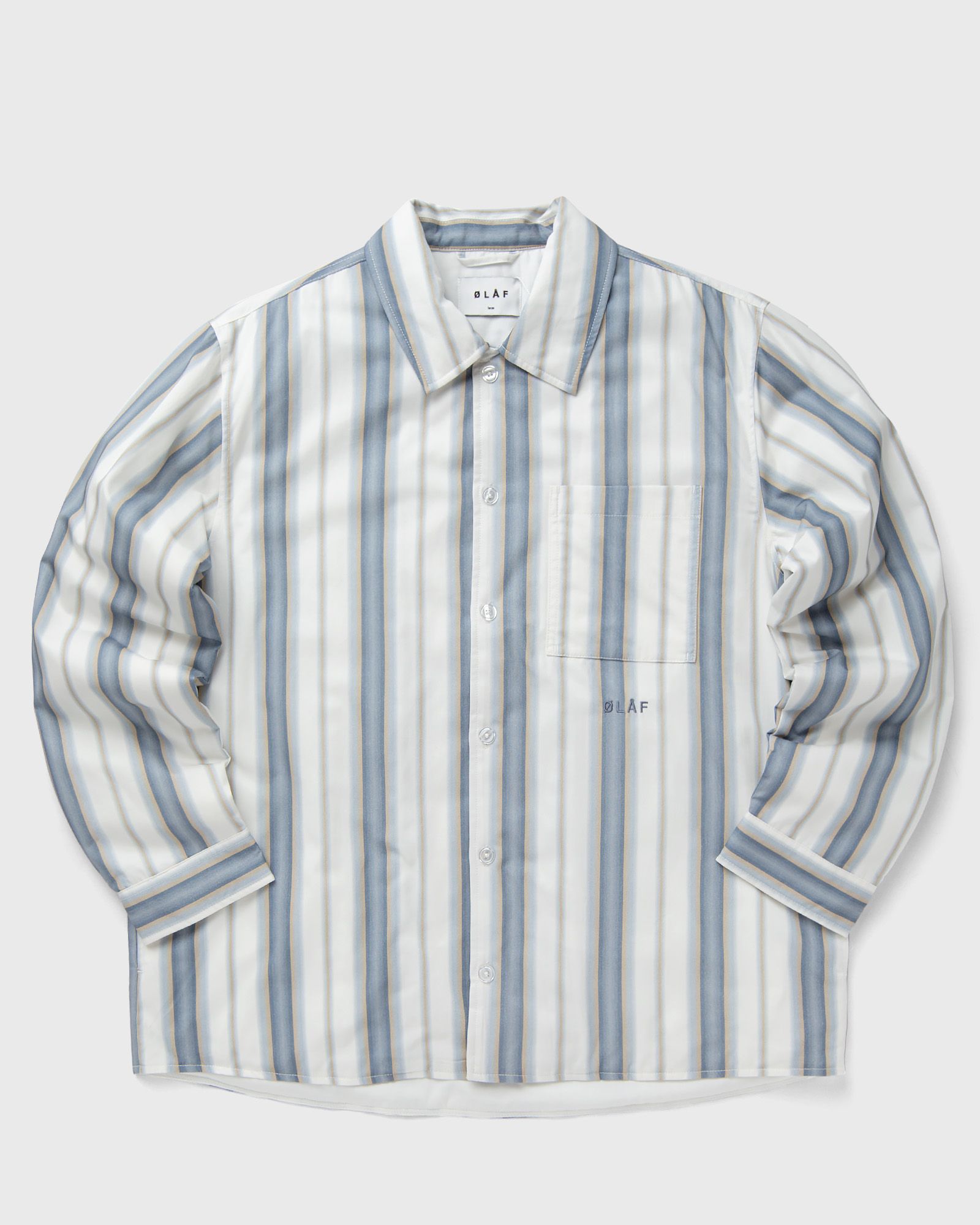 PADDED STRIPE OVERSHIRT