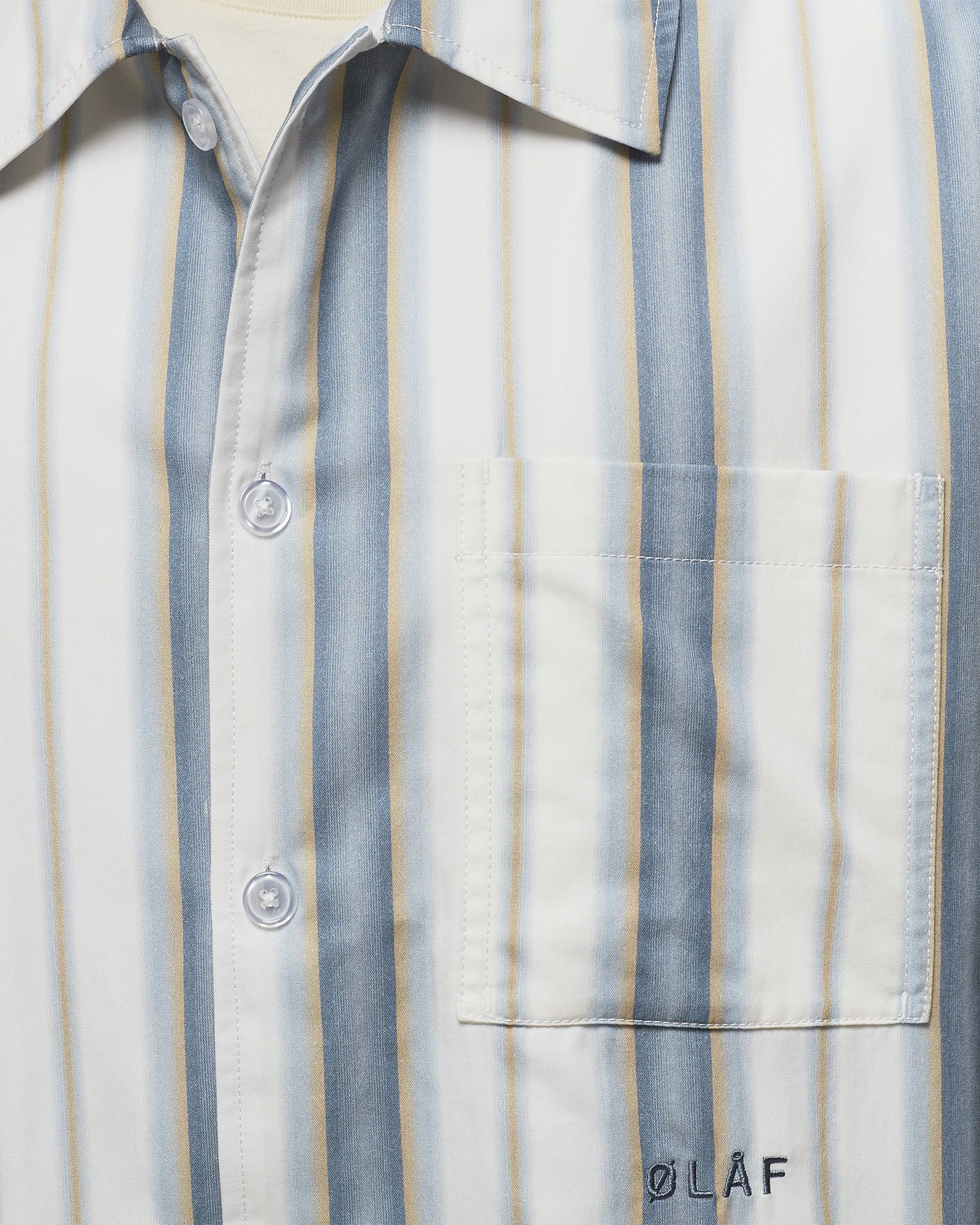 PADDED STRIPE OVERSHIRT
