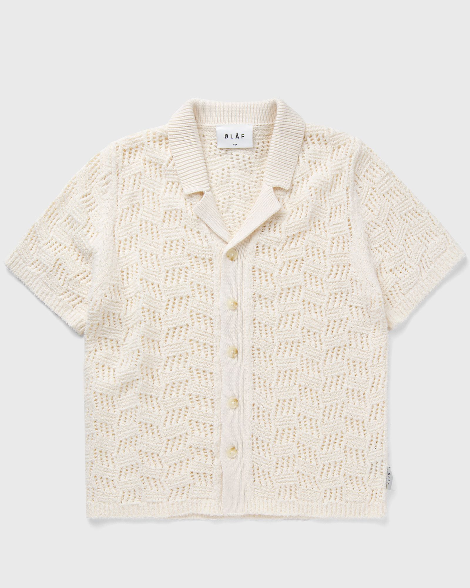 CHECK KNITTED SS SHIRT