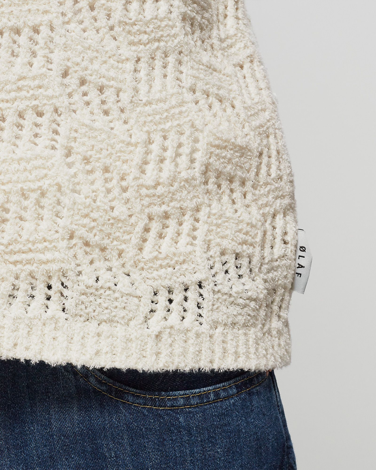 CHECK KNITTED SS SHIRT