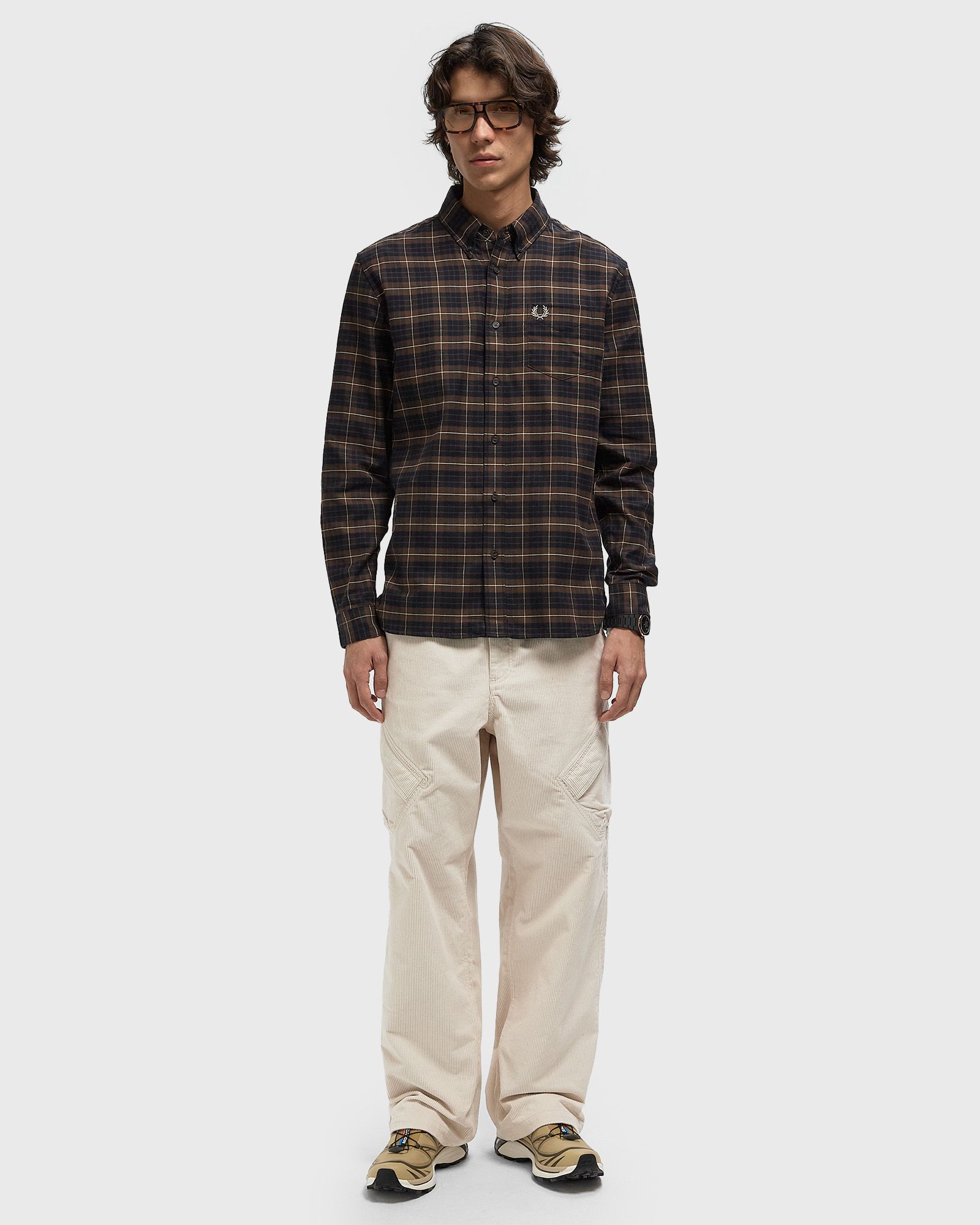 BRUSHED TWILL TARTAN SHIRT