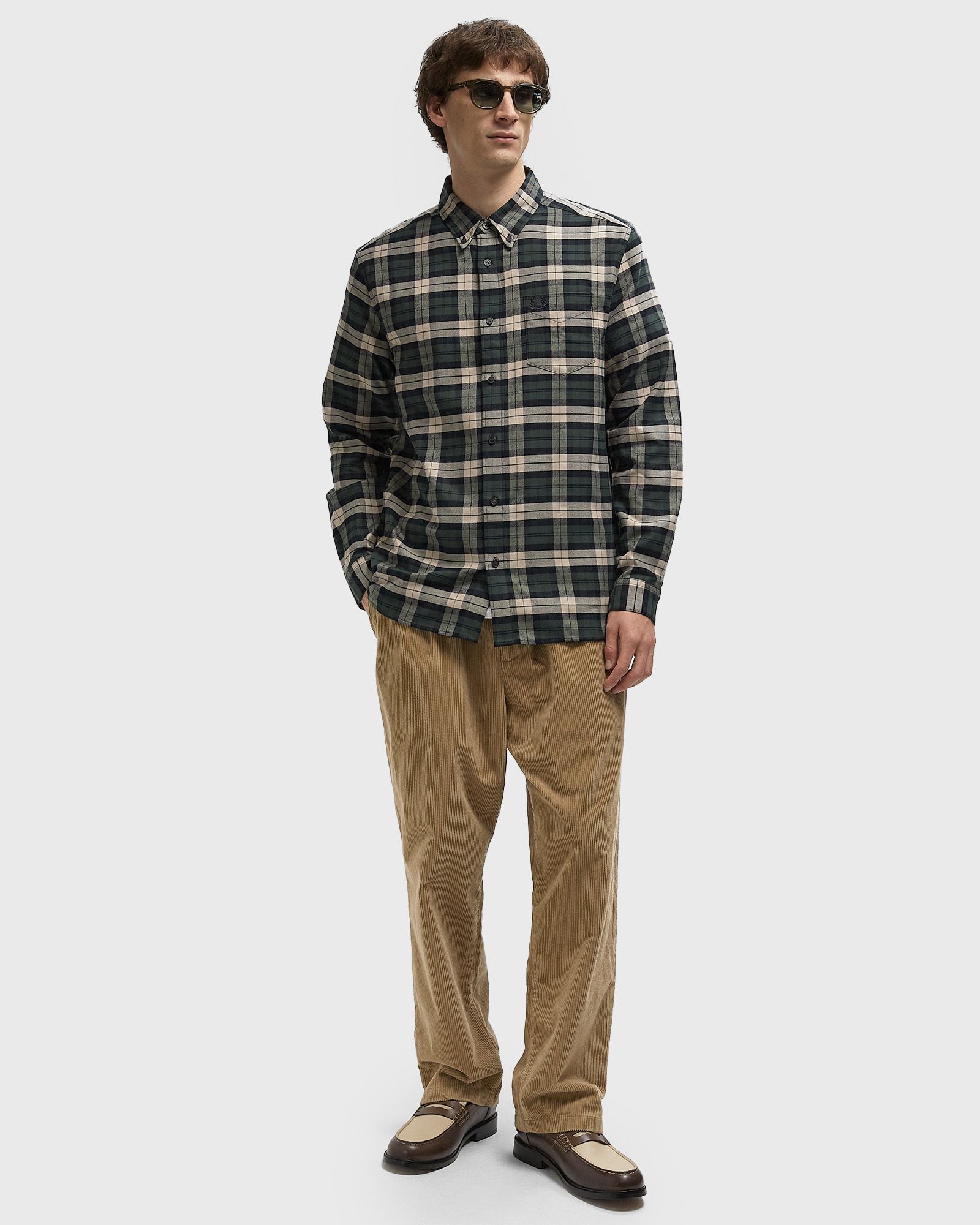 BRUSHED TWILL TARTAN SHIRT