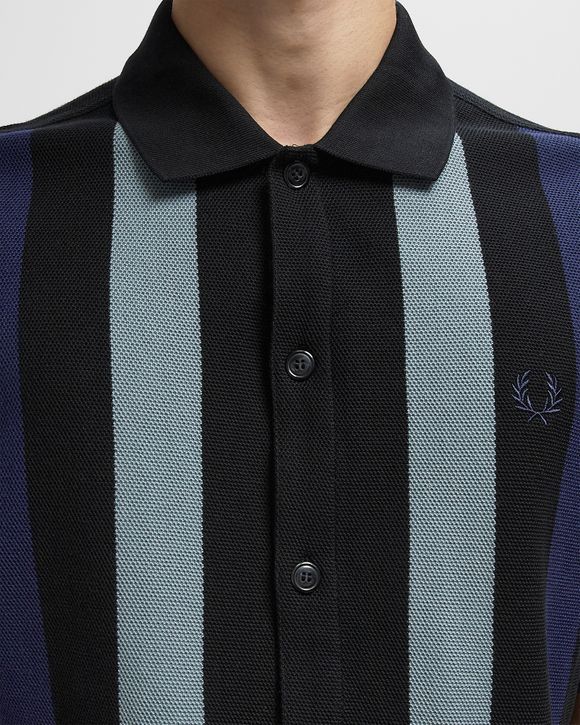 VERTICAL STRIPE POLO SHIRT